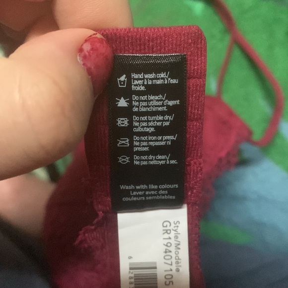 Wine Red lace George Bra - Picture 4 of 4
